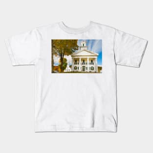 Windham Couty Court House Newfane, Vermont, USA. Kids T-Shirt